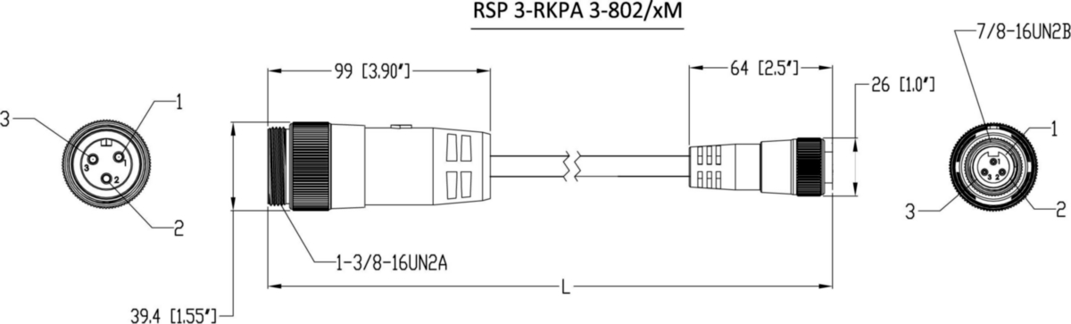 RSP 3-RKPA 3-802 - Double-Ended Cordsets | Belden